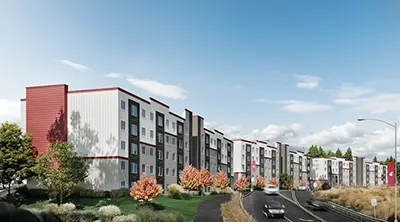 Exterior View of The Link Evanston