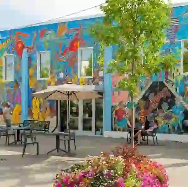 Cafe in downtown Pullman, WA